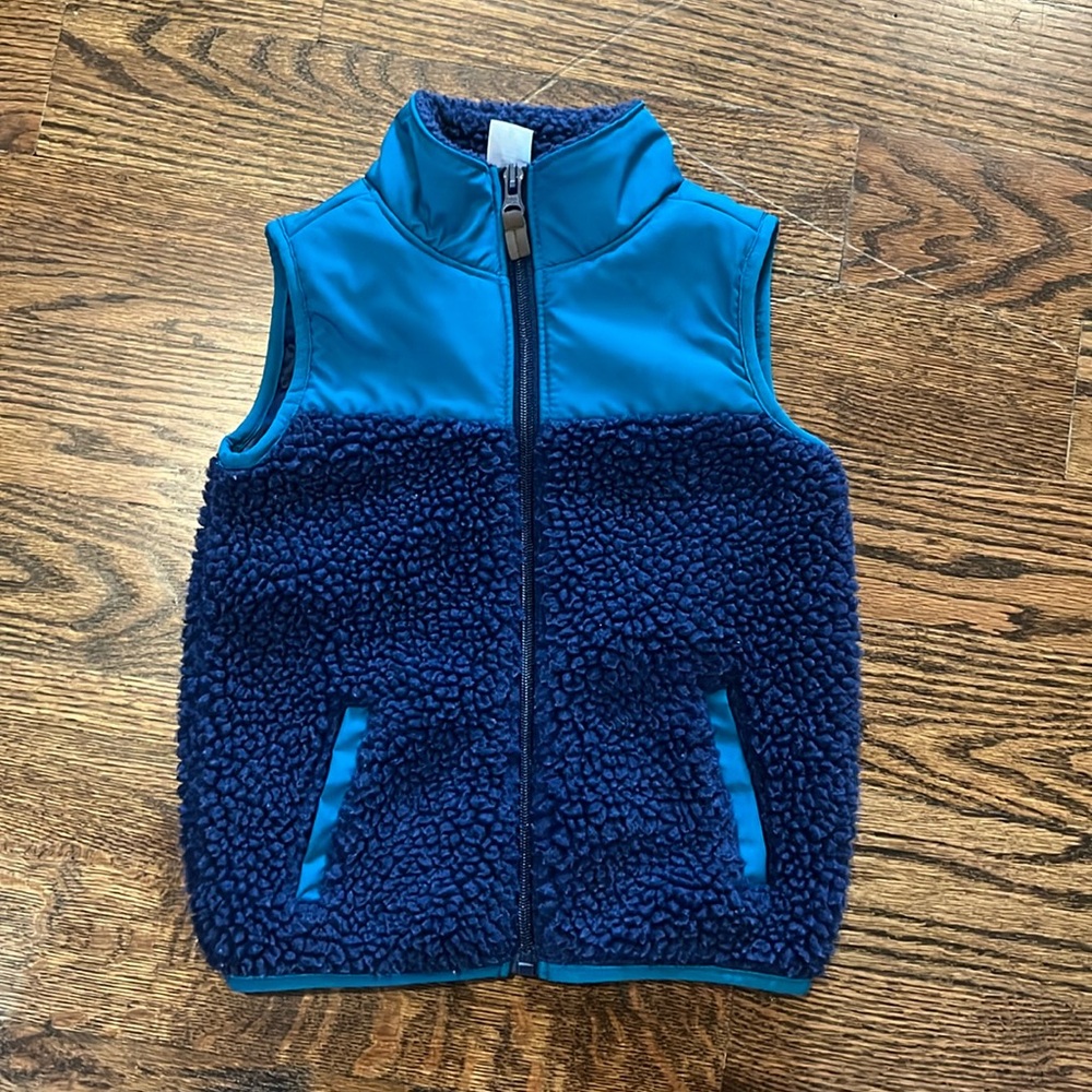 Carters Toddler Boy 3T Fleece 2 Toned Vest